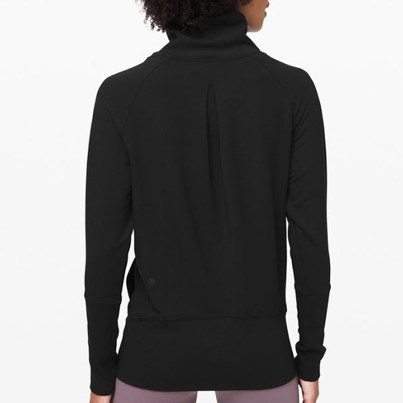 Lululemon High Lines Pullover Black Turtleneck Sweater | Size 4 - Picture 2 of 6
